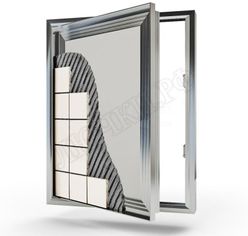 Люк-дверь под плитку Техно Люк-дверь под плитку Техно