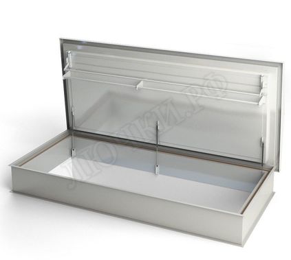 Люк для выхода на крышу 850*1500, поручень справа (габарит 1100*1750) Люк для выхода на крышу 850*1500, поручень справа (габарит 1100*1750)