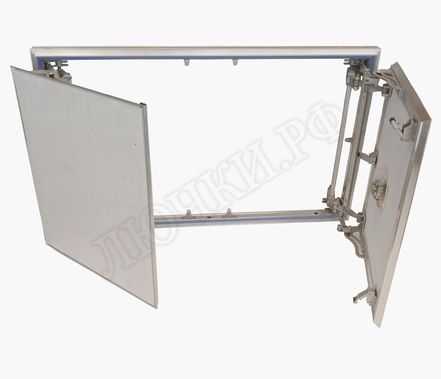 Люк под плитку Нажимной Хаммер Слава 2 створки 1000*550 Люк под плитку Нажимной Хаммер Слава 2 створки 1000*550