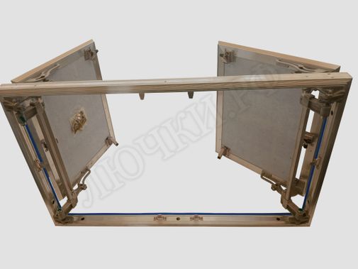 Люк под плитку Нажимной Хаммер Слава 2 створки 1000*550 Люк под плитку Нажимной Хаммер Слава 2 створки 1000*550