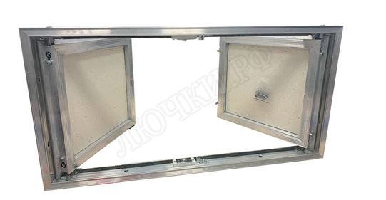 Люк-дверь под плитку Техно 2 створки 2000*1350 Люк-дверь под плитку Техно 2 створки 2000*1350