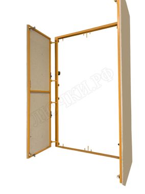 Люк под плитку нажимной Апельсин 2 створки 1150*550 Люк под плитку нажимной Апельсин 2 створки 1150*550
