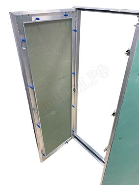 Люк под покраску Хаммер Гиппократ для установки в стену, 2 створки, съёмная перегородка 1050*300 Люк под покраску Хаммер Гиппократ для установки в стену, 2 створки, съёмная перегородка 1050*300