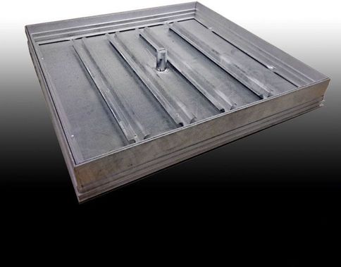 Напольный люк Премиум 54 мм 2 створки 950*1050 Напольный люк Премиум 54 мм 2 створки 950*1050