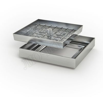 Напольный люк из нержавеющей стали AISI 430 200*200 Напольный люк из нержавеющей стали AISI 430 200*200