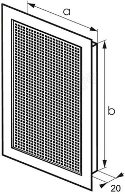Решетка металлическая с перфорацией 3*5 мм врезная 1400*500 Решетка металлическая с перфорацией 3*5 мм врезная 1400*500